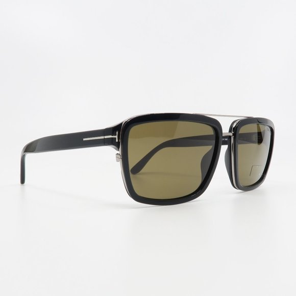 Tom Ford TF780 01J New Black/ Brown ANDERS Men's Sunglasses 58mm with box - Picture 3 of 7